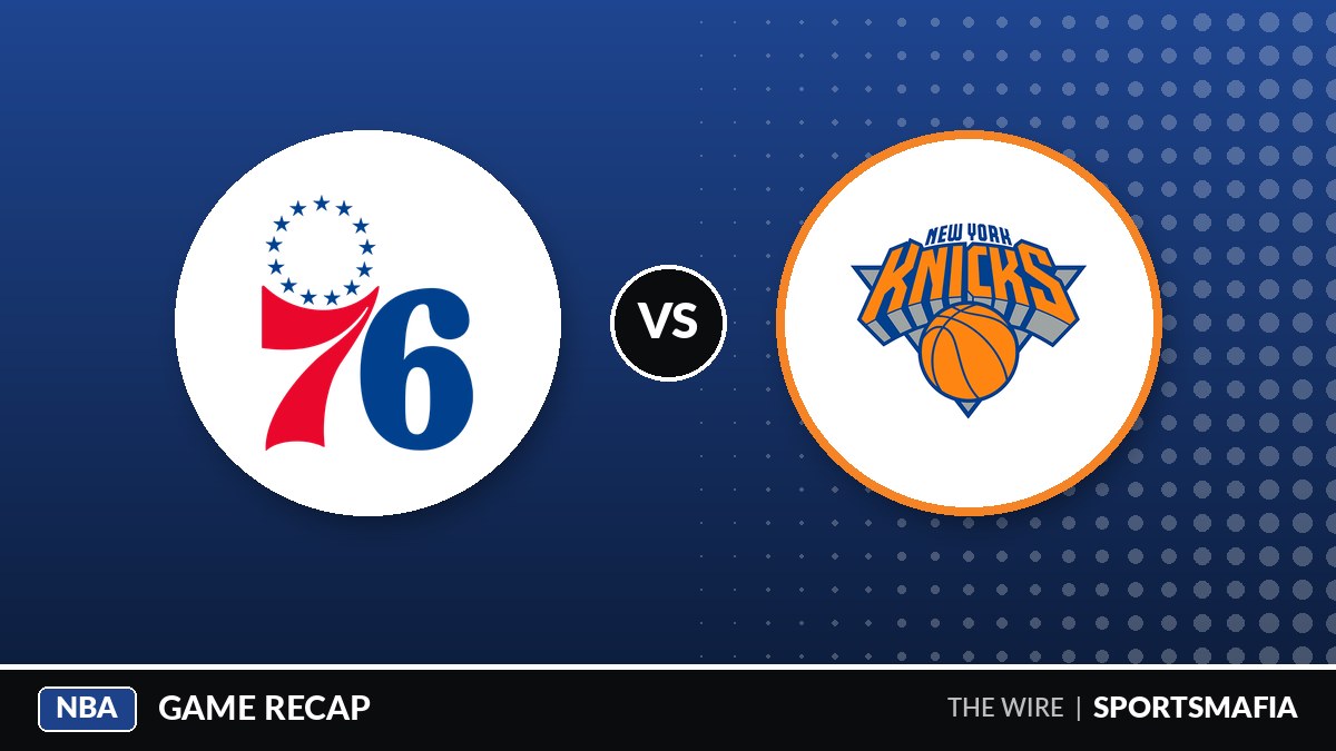 76ers' LeBron James shines in center role as Philadelphia tops Knicks 106-100