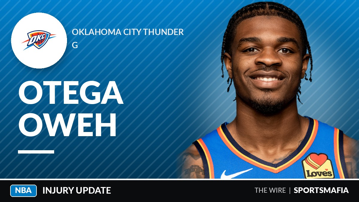 Thunder waive rookie Oweh after Achilles injury, sign Peavy to two-way deal