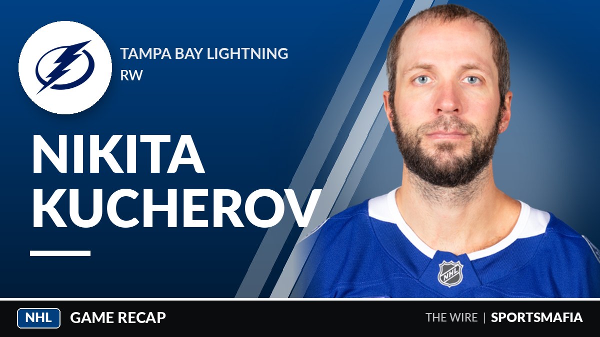 Kucherov ties Stamkos as Lightning's all-time scoring leader in win over Vegas