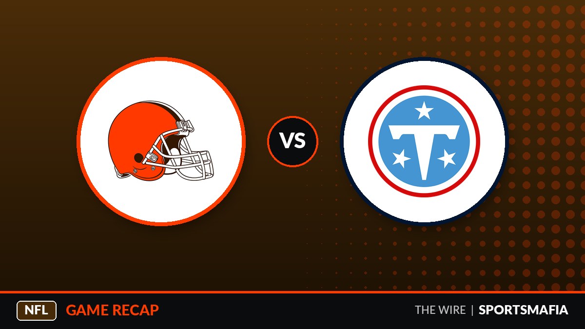 Browns edge Titans 17-14 at halftime after late Szmyt field goal
