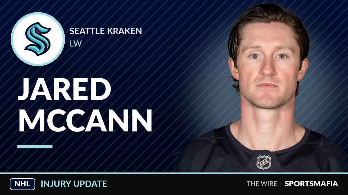 Kraken's McCann out 10 weeks with lower-body injury, placed on IR