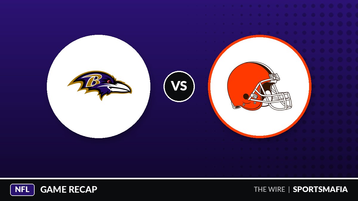 Ravens blow 10-point lead, fall to Browns on last-second field goal