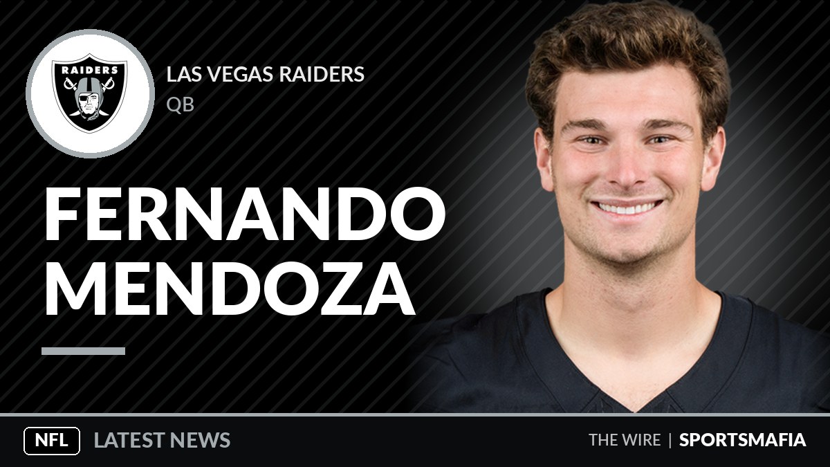 Raiders' Mendoza earning praise while waiting behind Cousins