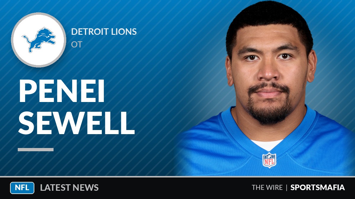 Lions' Sewell excelling at left tackle before hosting Packers