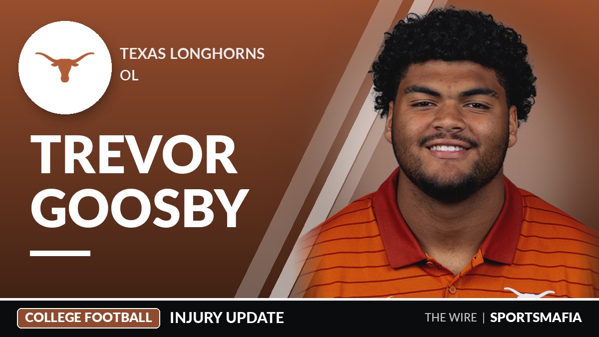 Texas LT Trevor Goosby out for season with knee injury