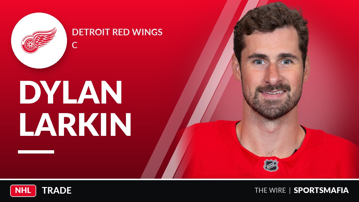 Red Wings' Larkin Expands Trade List to 10 Teams, Source Confirms
