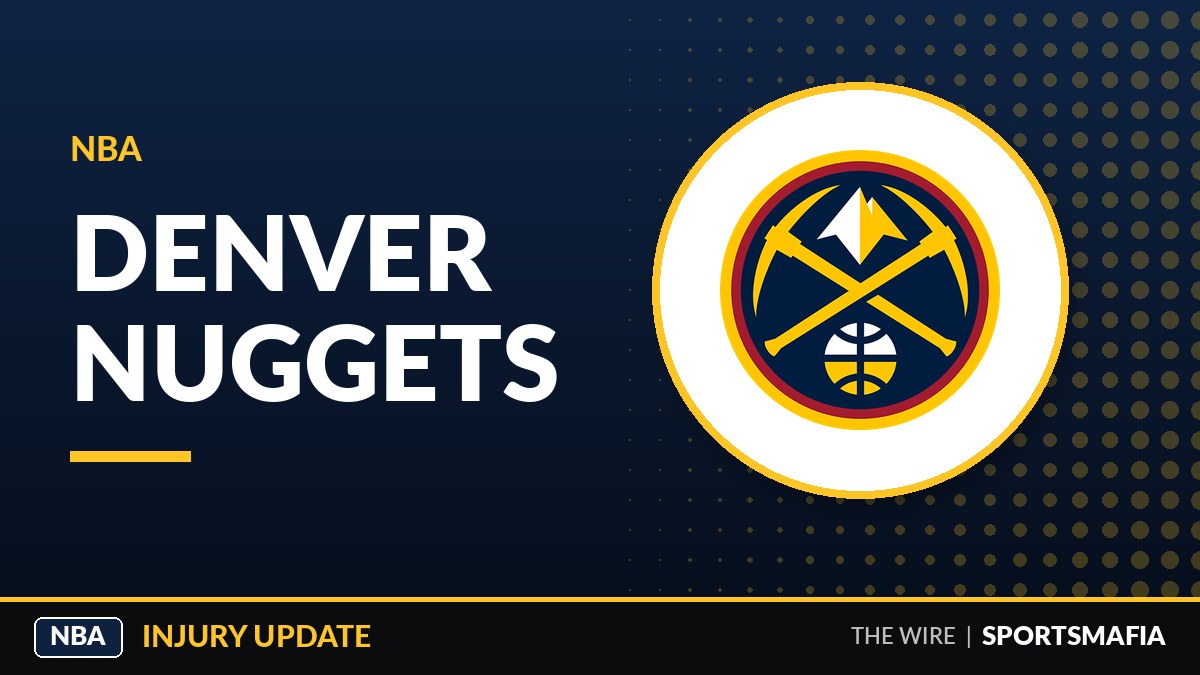 Nuggets' Spencer Jones scratched from opener with hamstring concern