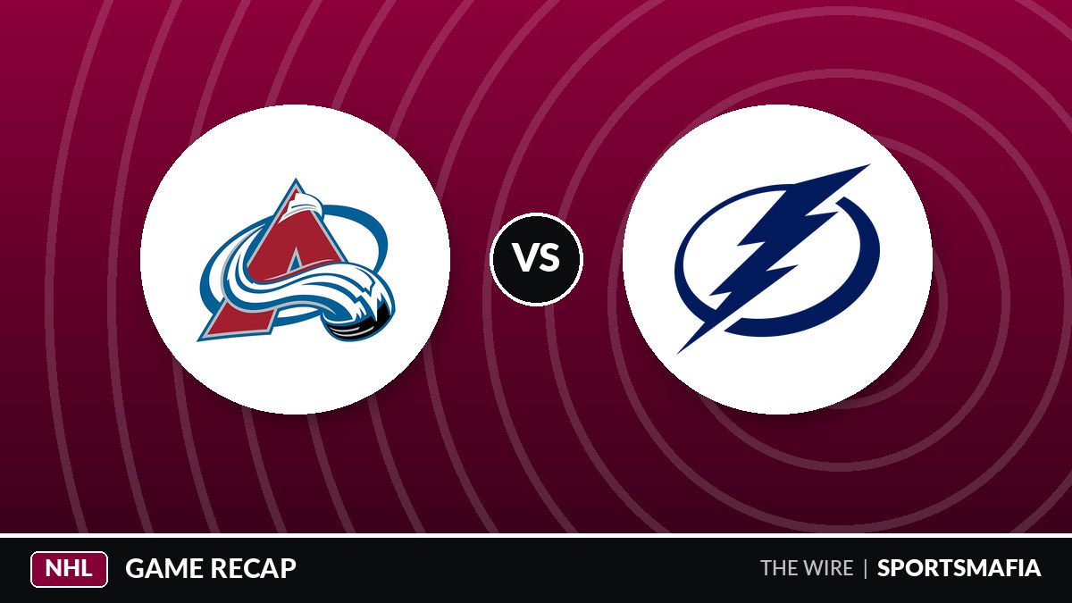 Avalanche rout Lightning 6-3 as MacKinnon posts four points