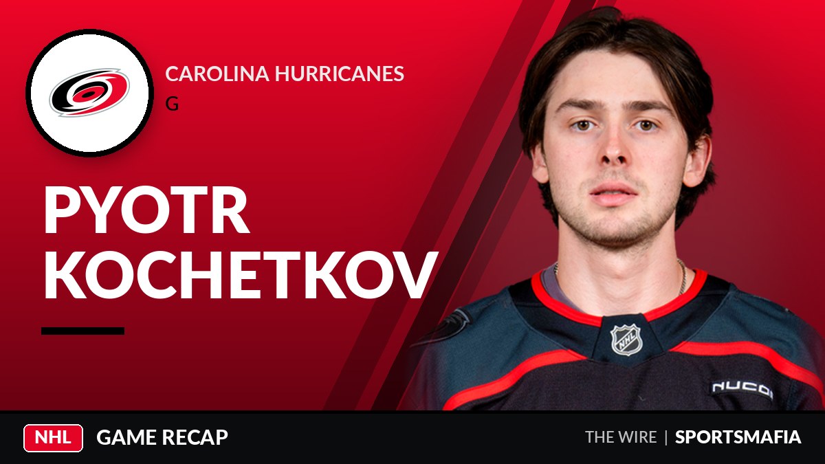 Kochetkov's shutout, Stankoven's breakaway lift Hurricanes past Blues 4-0