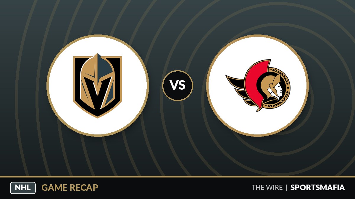 Golden Knights snap skid with 4-1 win over Senators