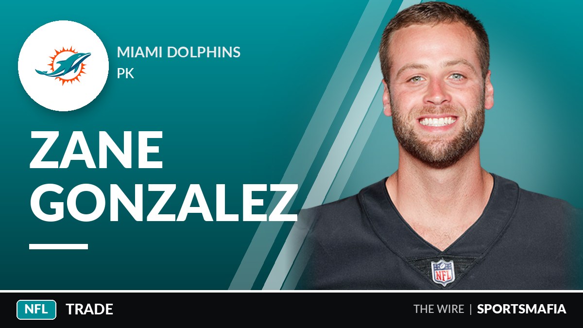 Dolphins Swap Kickers: Gonzalez In, Patterson Out After Bye