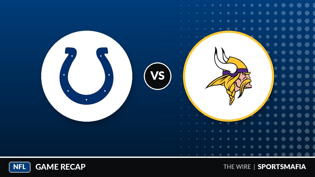 Steichen backs Jones after Colts fall to 2-5 in loss to blitz-heavy Vikings