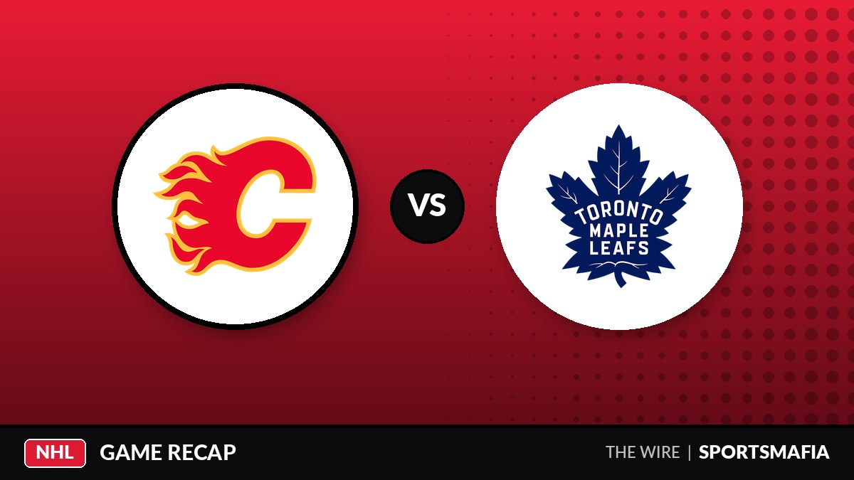 Flames extend streak to four with 5-2 victory over Maple Leafs