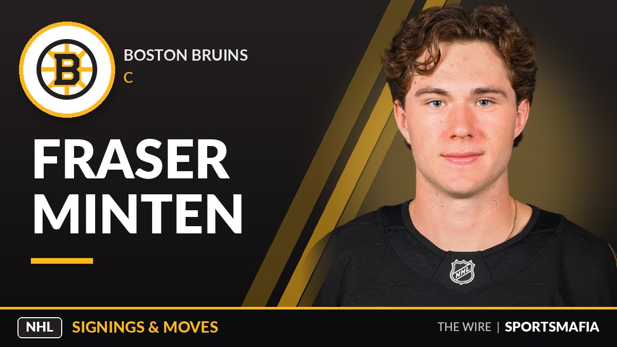 Minten's hot start silencing doubters after Bruins extension