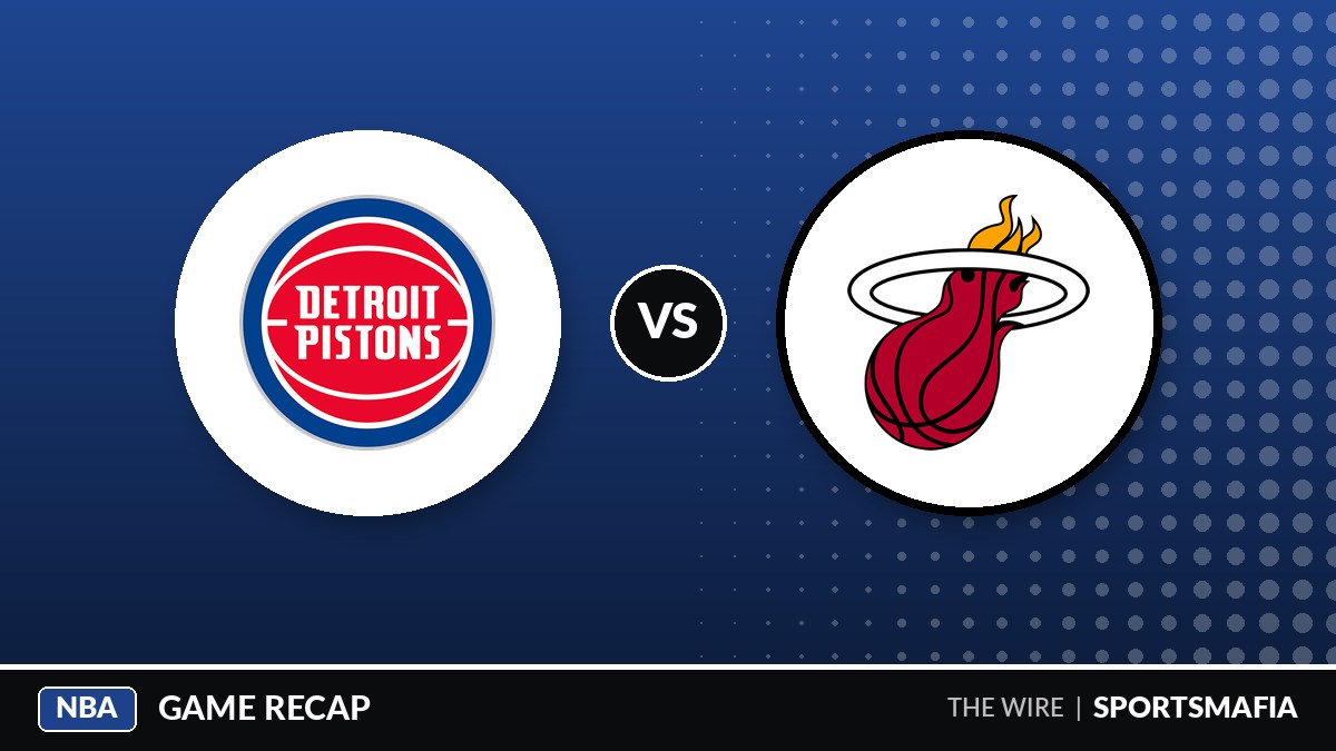 Pistons start 2-0 with wire-to-wire 128-111 win over Heat