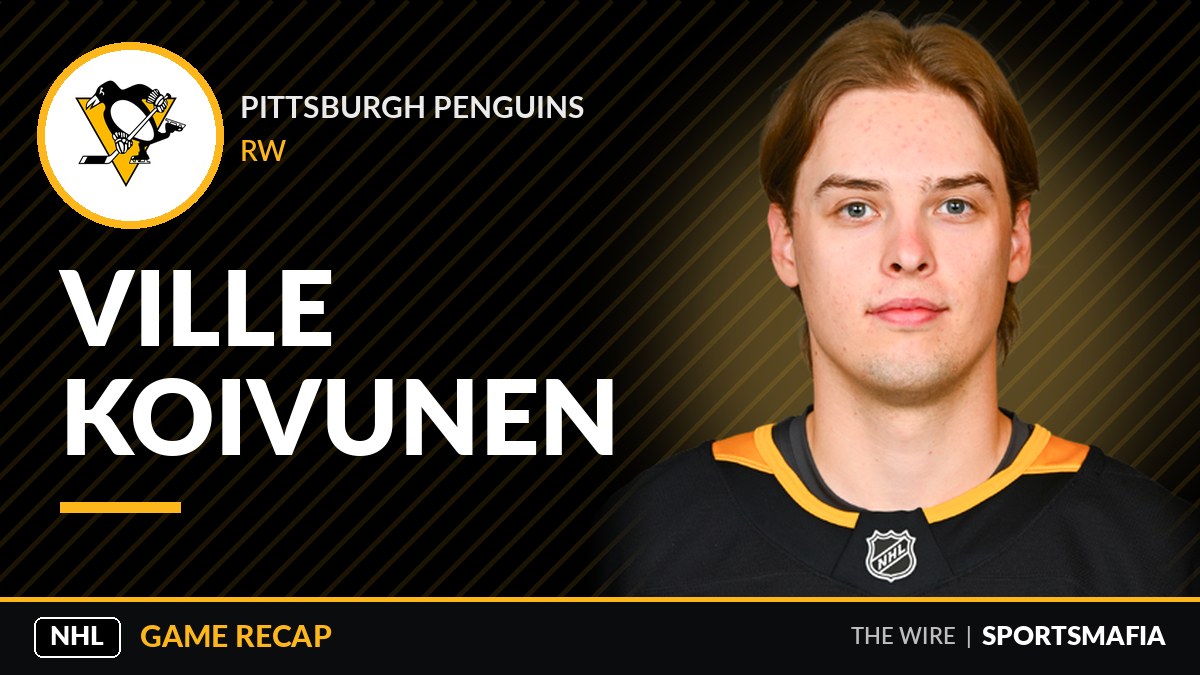 Koivunen's OT goal lifts Penguins past Predators 3-2