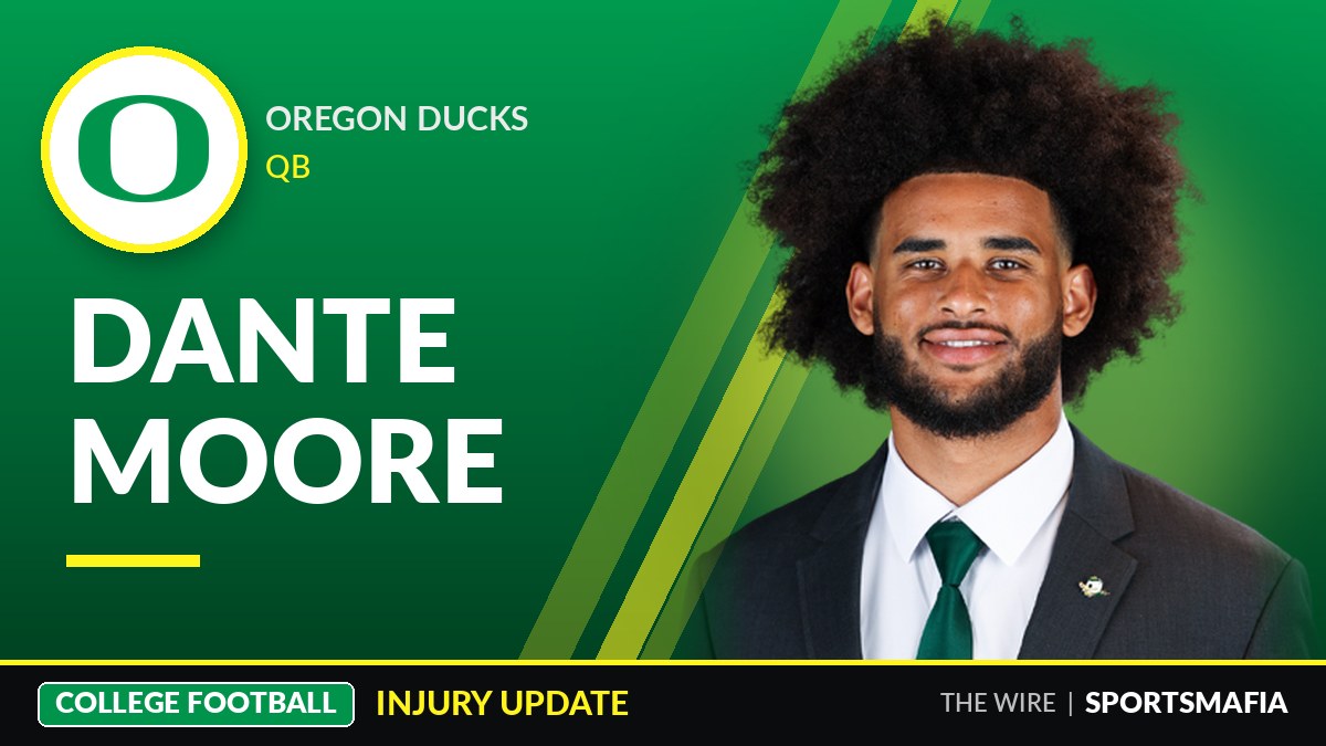 Oregon QB Dante Moore out for 2026 season with concussion from illegal hit
