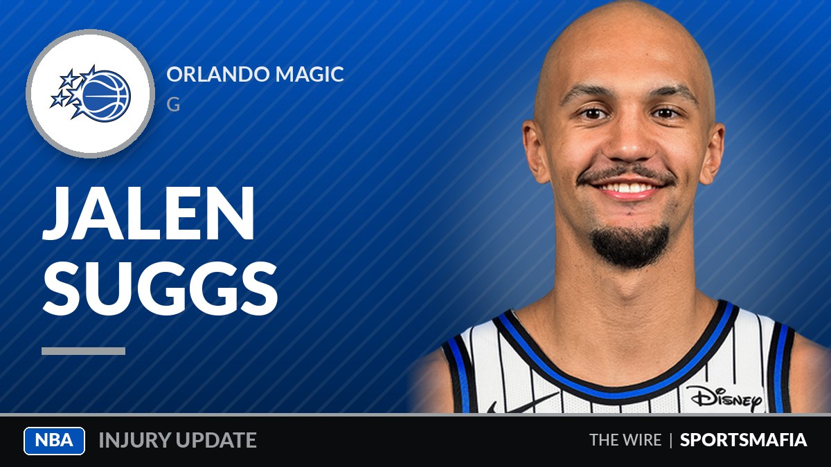 Magic's Suggs helped off with apparent right knee injury vs. Knicks