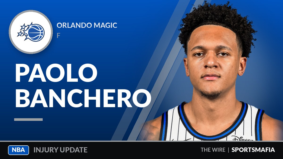 Magic's Banchero sidelined multiple weeks with ankle sprain